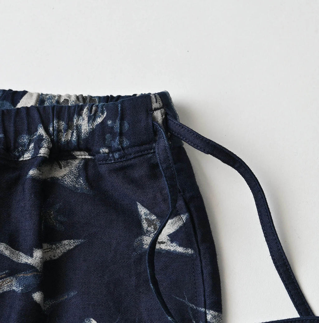 Indigo Donkey Tale Print Petit Pants