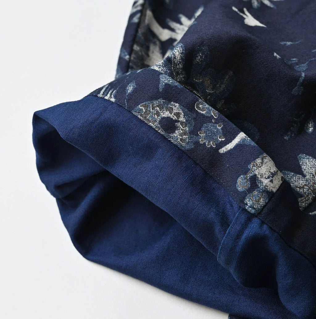 Indigo Donkey Tale Print Petit Pants