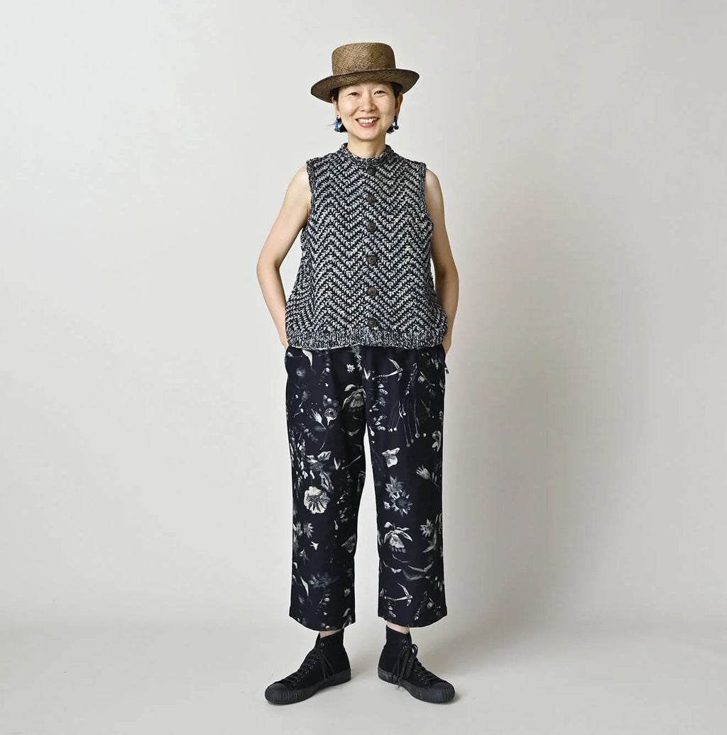 Indigo Donkey Tale Print Petit Pants