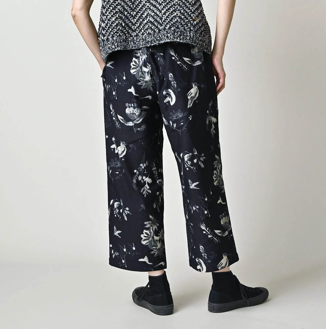 Indigo Donkey Tale Print Petit Pants