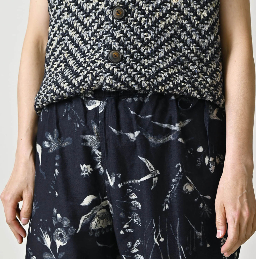 Indigo Donkey Tale Print Petit Pants