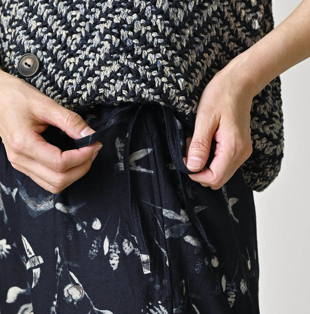 Indigo Donkey Tale Print Petit Pants