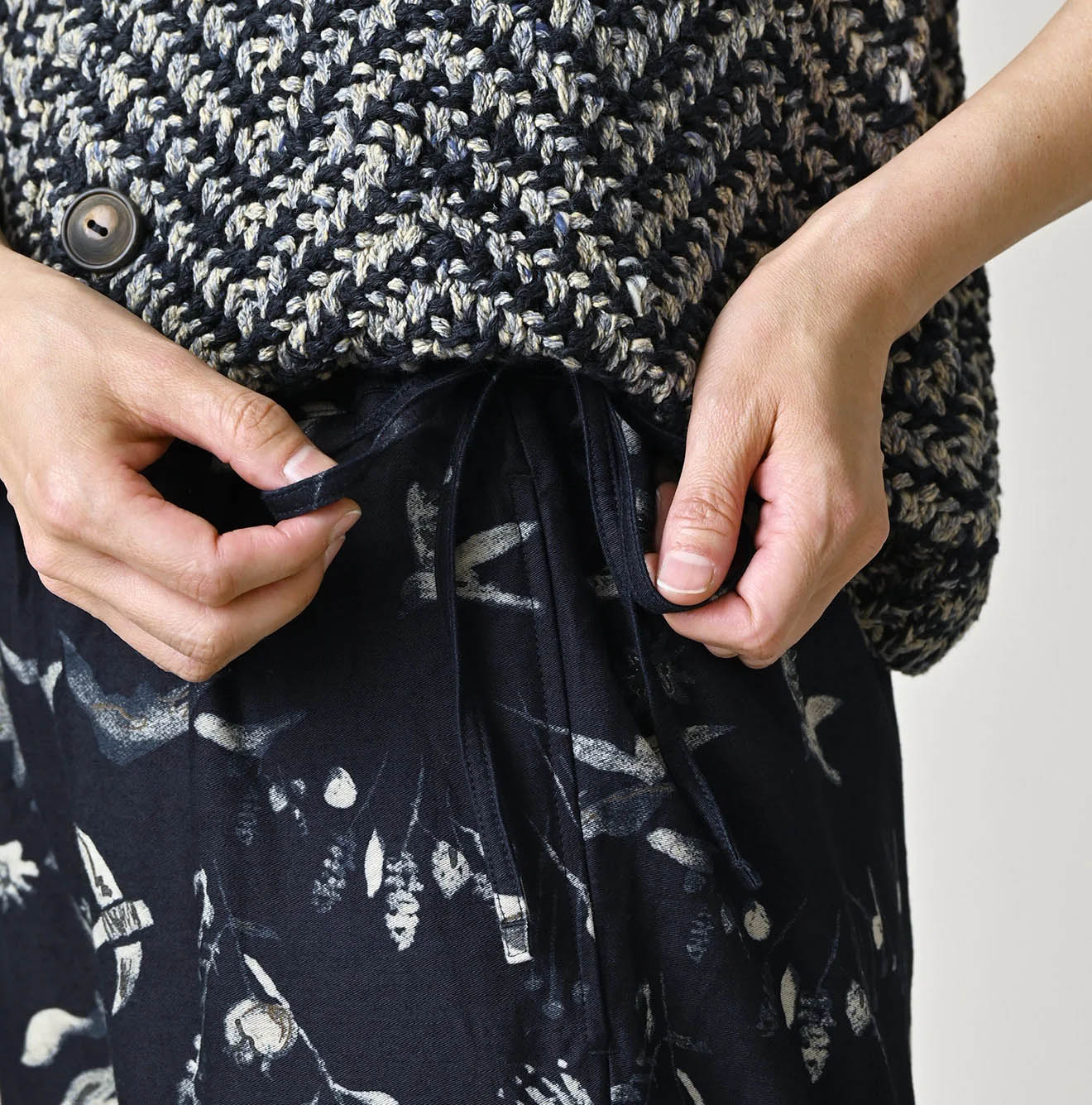 Indigo Donkey Tale Print Petit Pants