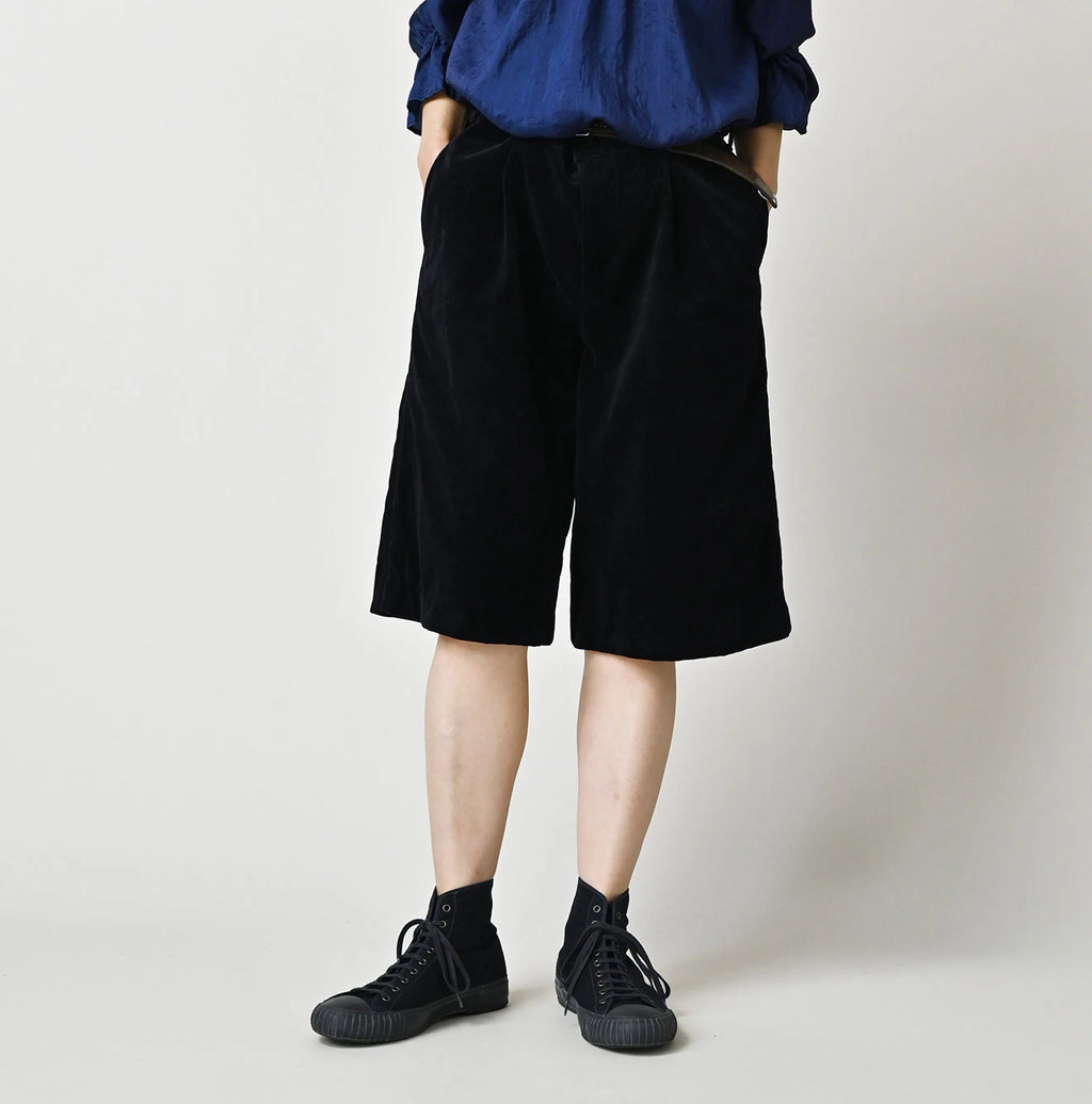Indigo Velvet Lucy Bermuda Short Pants
