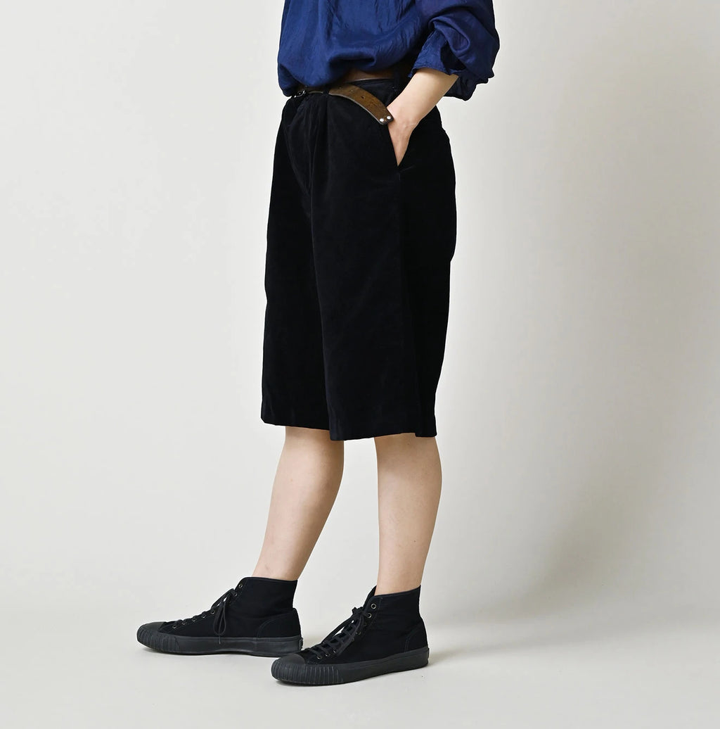 Indigo Velvet Lucy Bermuda Short Pants