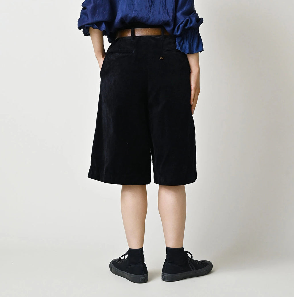 Indigo Velvet Lucy Bermuda Short Pants