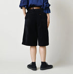 Indigo Velvet Lucy Bermuda Short Pants