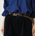 Indigo Velvet Lucy Bermuda Short Pants