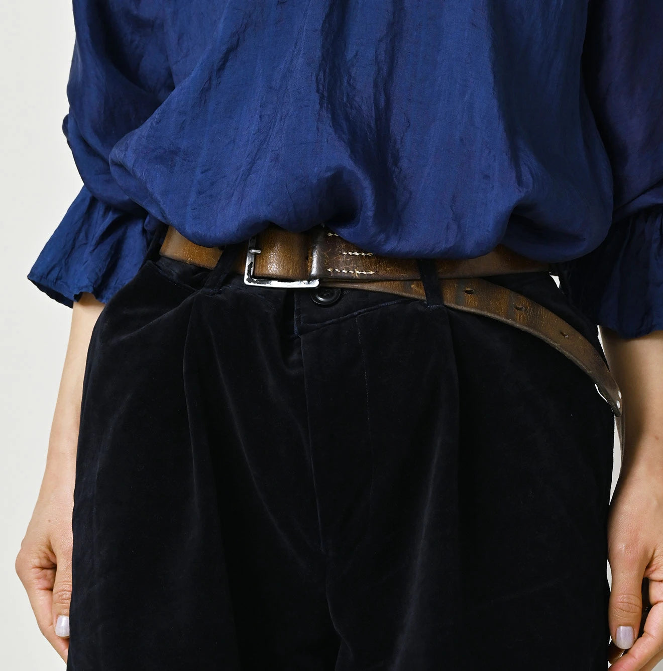 Indigo Velvet Lucy Bermuda Short Pants
