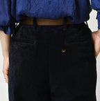 Indigo Velvet Lucy Bermuda Short Pants