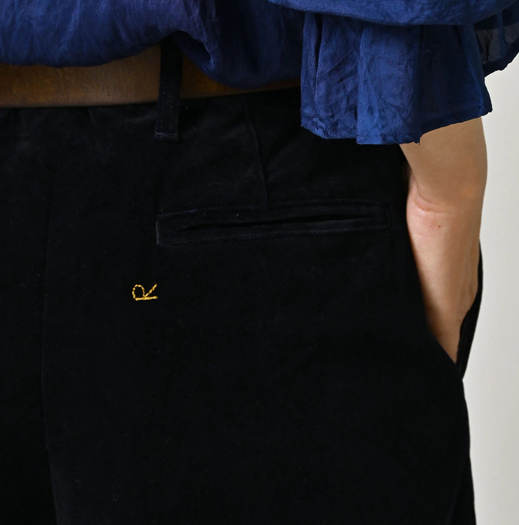 Indigo Velvet Lucy Bermuda Short Pants