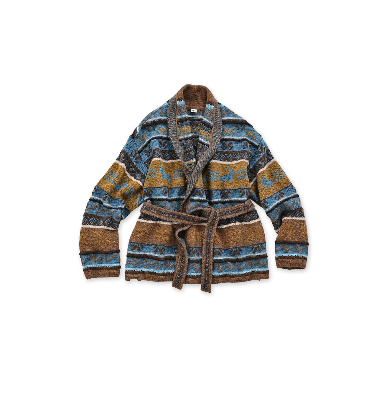 Alpaca Jacquard Cache-Coeur