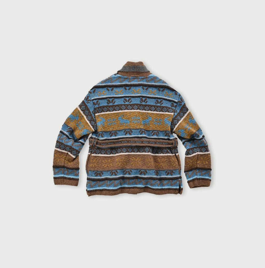 Alpaca Jacquard Cache-Coeur