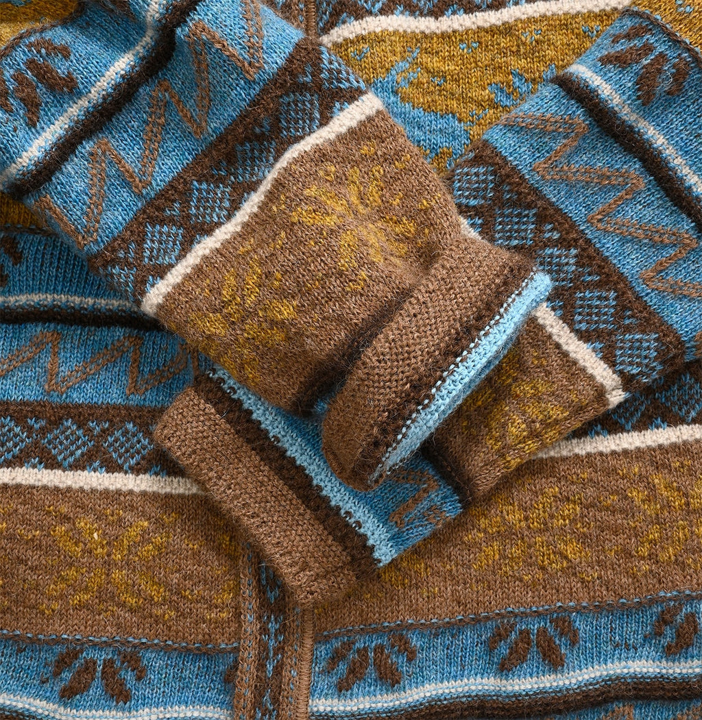 Alpaca Jacquard Cache-Coeur
