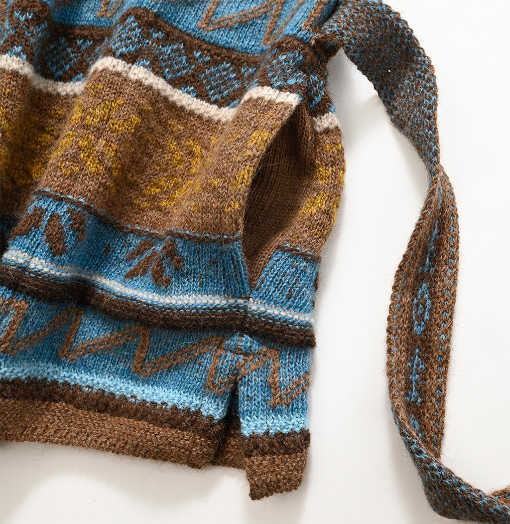 Alpaca Jacquard Cache-Coeur