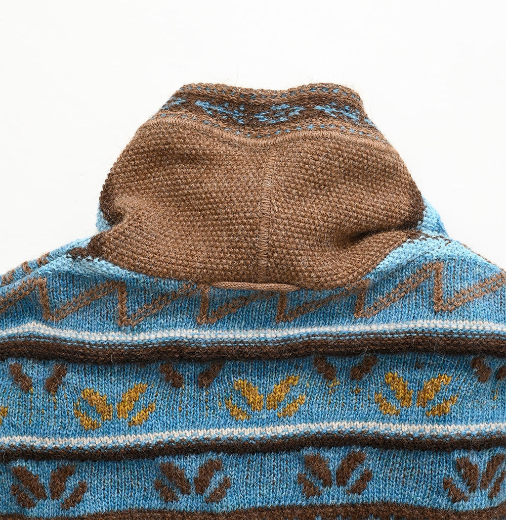 Alpaca Jacquard Cache-Coeur