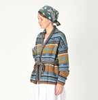 Alpaca Jacquard Cache-Coeur