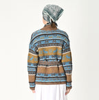 Alpaca Jacquard Cache-Coeur