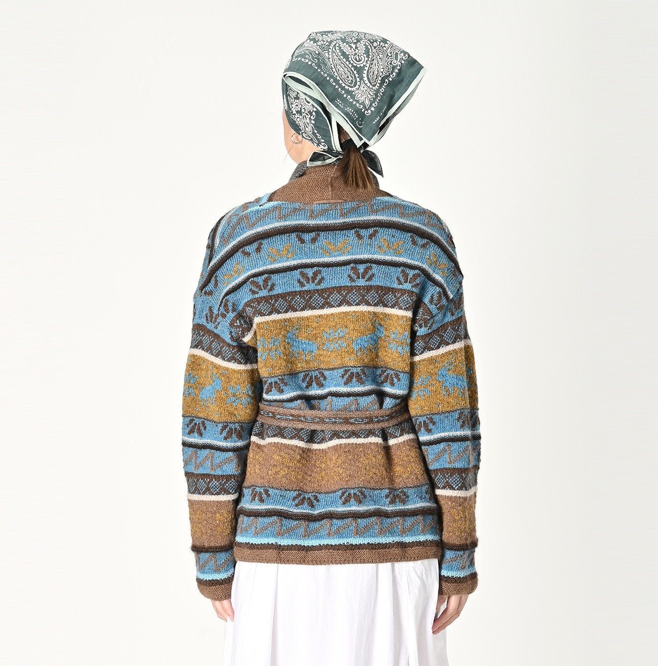 Alpaca Jacquard Cache-Coeur