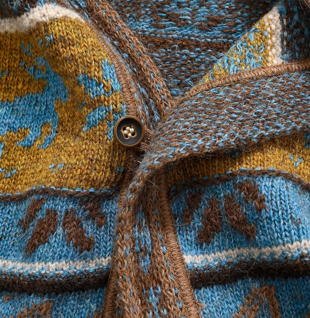 Alpaca Jacquard Cache-Coeur
