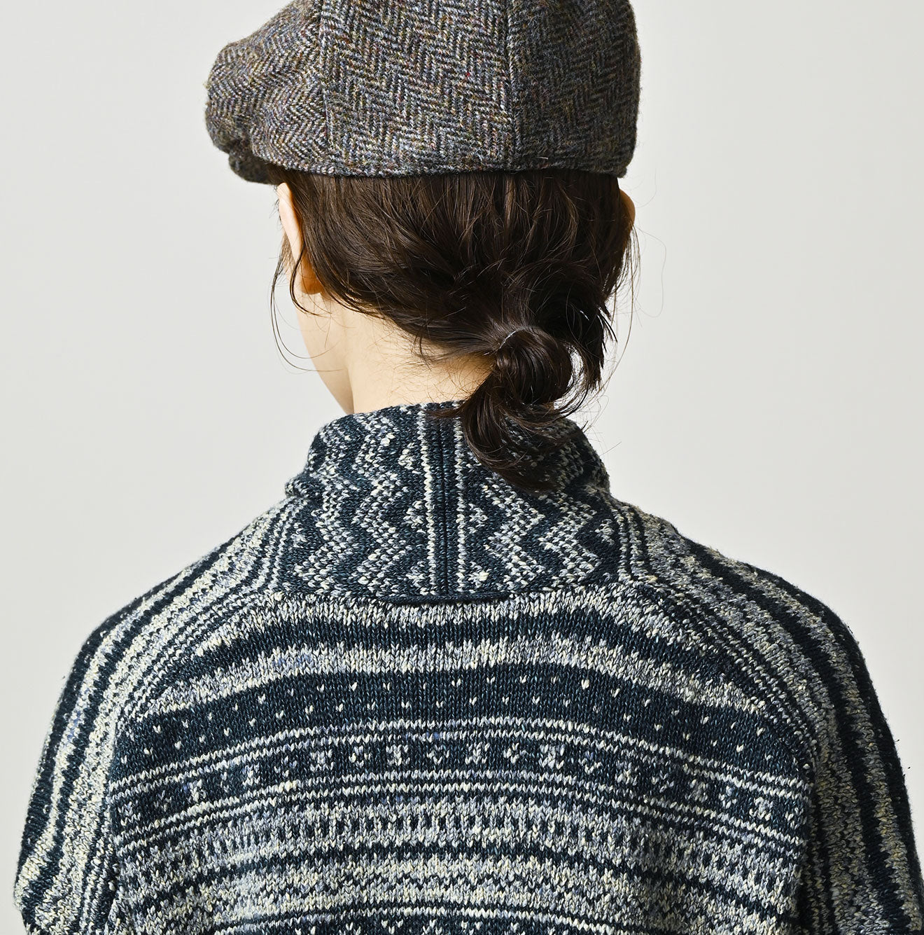 Indigo Nordic Jacquard  Bolero
