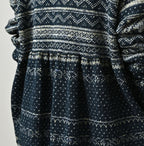 Indigo Nordic Jacquard  Bolero