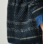 Indigo Nordic Jacquard  Bolero
