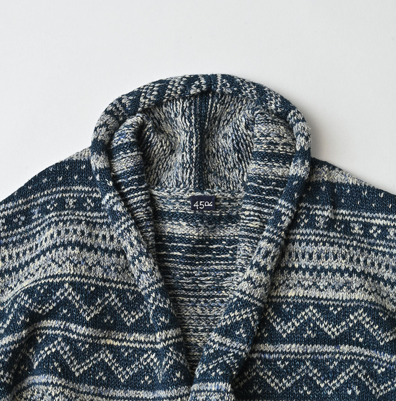 Indigo Nordic Jacquard  Bolero