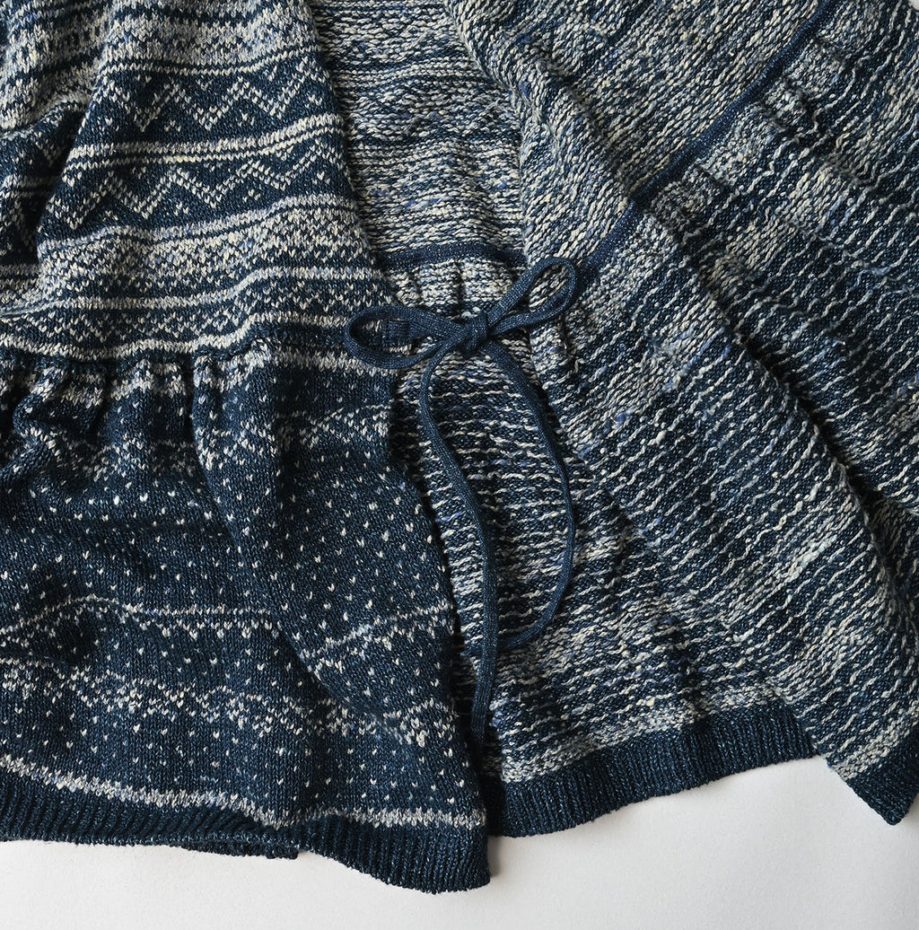 Indigo Nordic Jacquard  Bolero