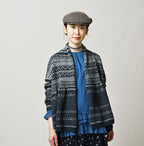 Indigo Nordic Jacquard  Bolero