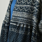 Indigo Nordic Jacquard  Bolero