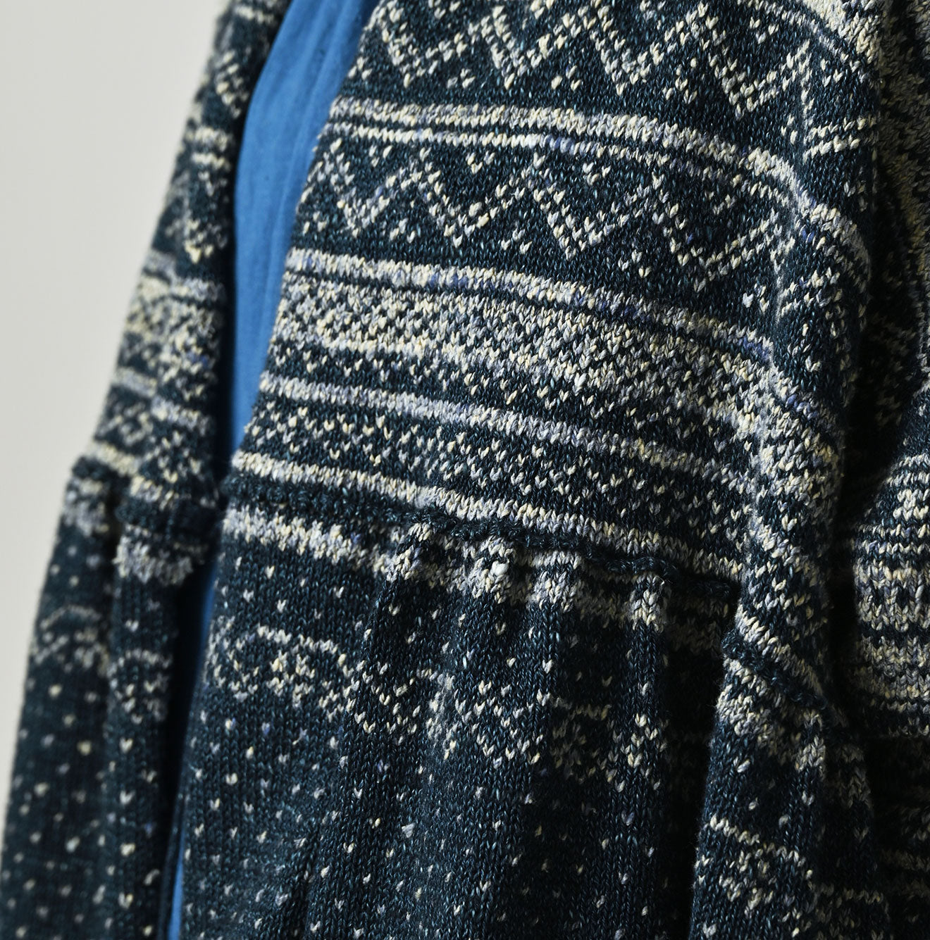 Indigo Nordic Jacquard  Bolero