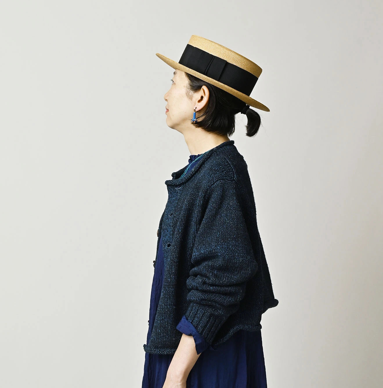 Indigo Knit Petit Hime Cardigan