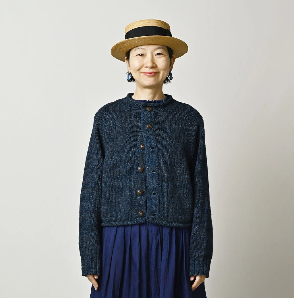 Indigo Knit Petit Hime Cardigan