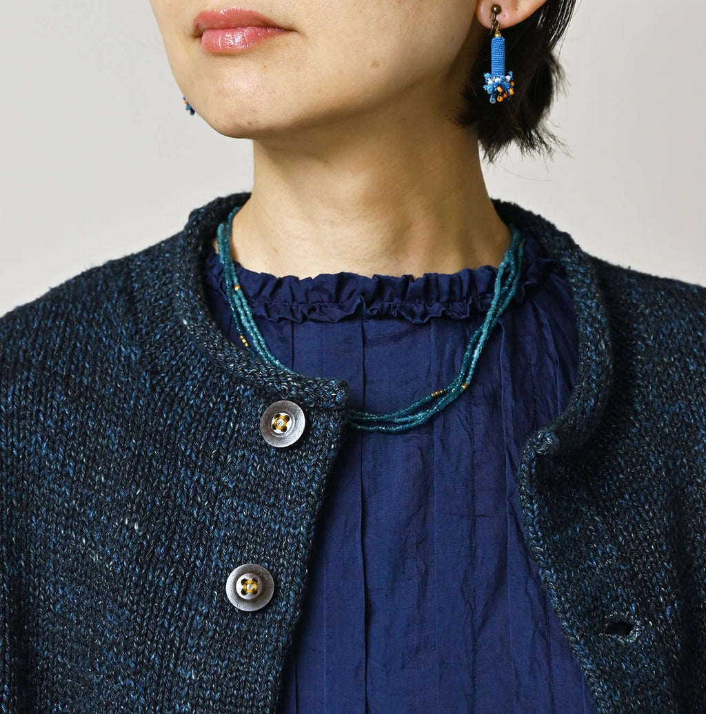 Indigo Knit Petit Hime Cardigan