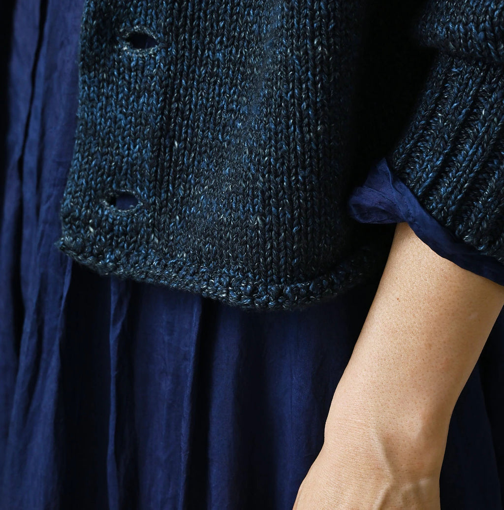Indigo Knit Petit Hime Cardigan