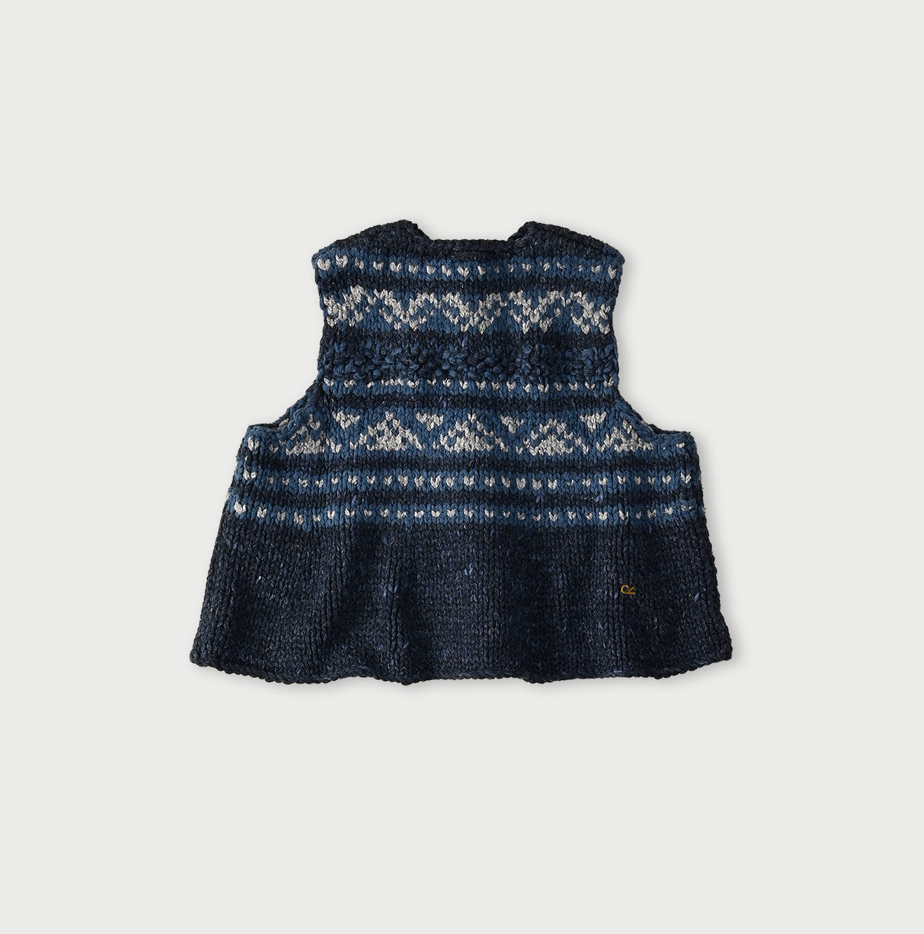 Indigo Knit Cowichan Vest