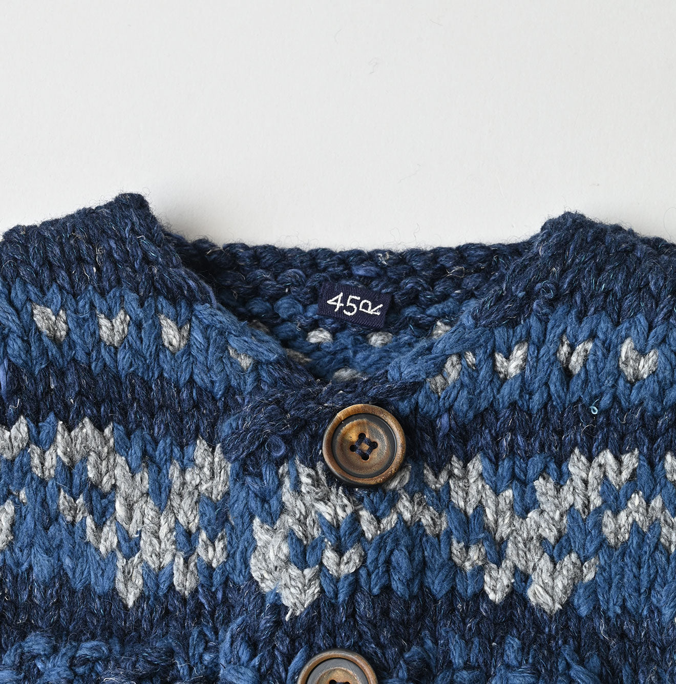 Indigo Knit Cowichan Vest