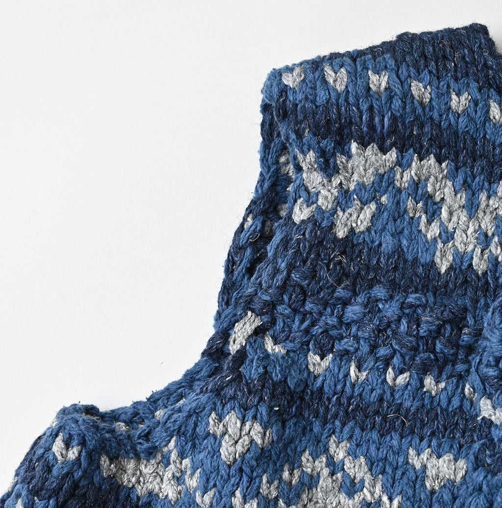 Indigo Knit Cowichan Vest