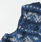 Indigo Knit Cowichan Vest