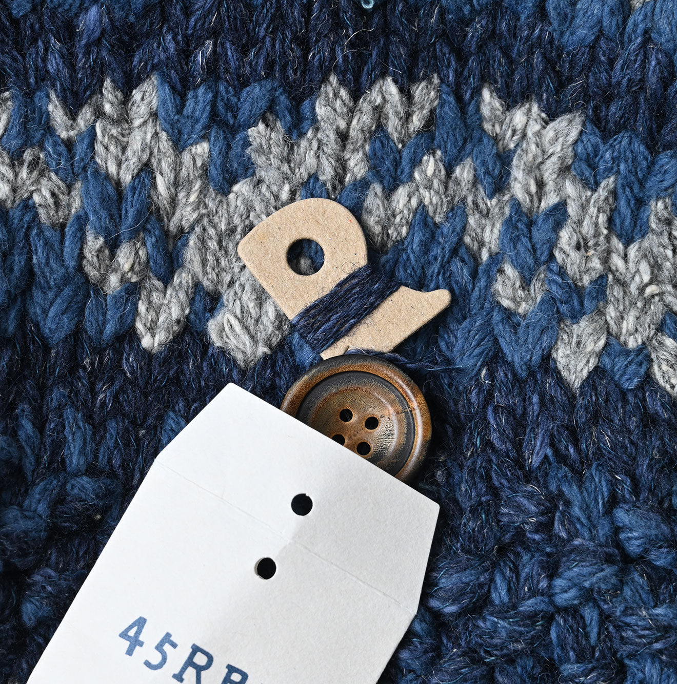 Indigo Knit Cowichan Vest