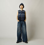 Indigo Knit Cowichan Vest