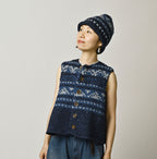 Indigo Knit Cowichan Vest