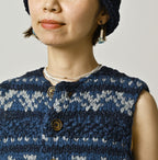 Indigo Knit Cowichan Vest