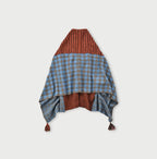 Boiled Gingham Jacquard Poncho