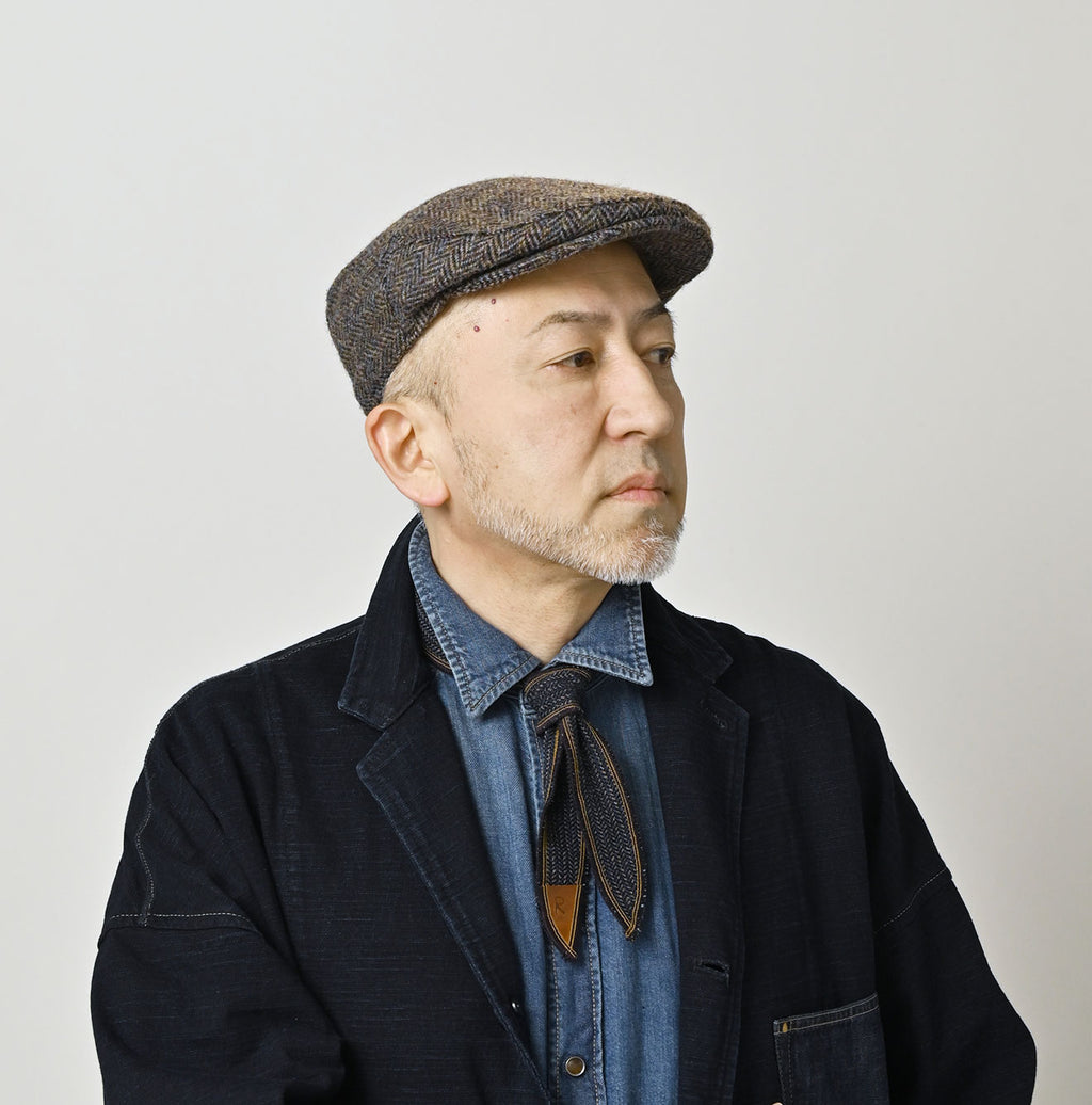 Indigo Cotton Tweed 1908 Tie