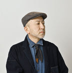 Indigo Cotton Tweed 1908 Tie