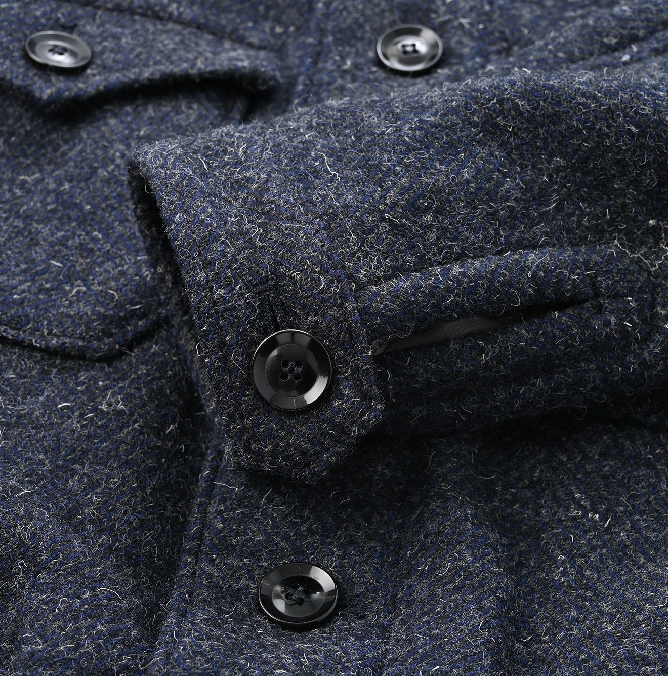 British Tweed Annie Blouson Detail
