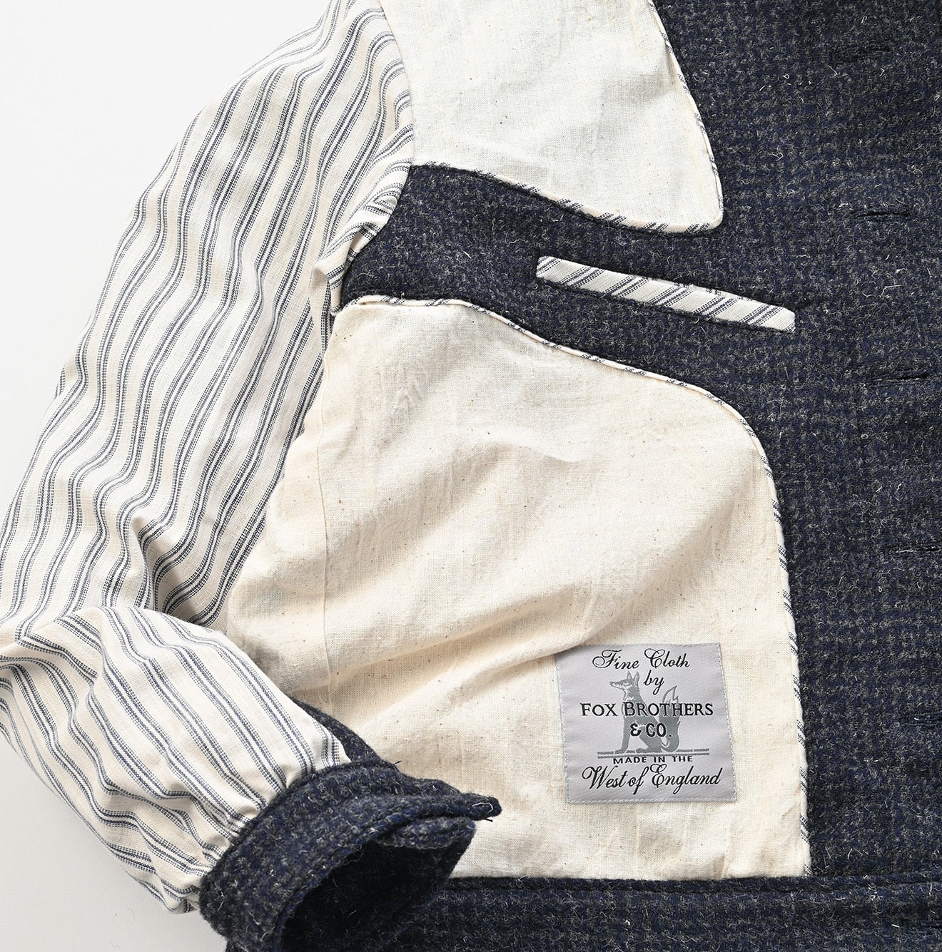 British Tweed Annie Blouson Detail