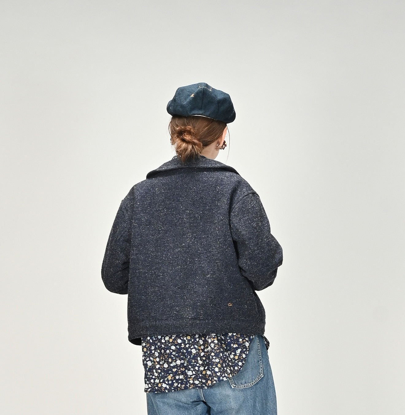 British Tweed Annie Blouson Female Model